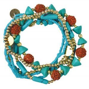 Stretchy Bead Bracelet Set of Six